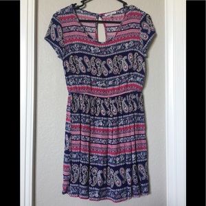 Multicolored swing dress